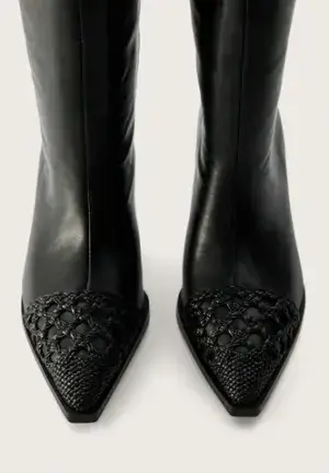 Сапоги Grate x Choux, черные кожа