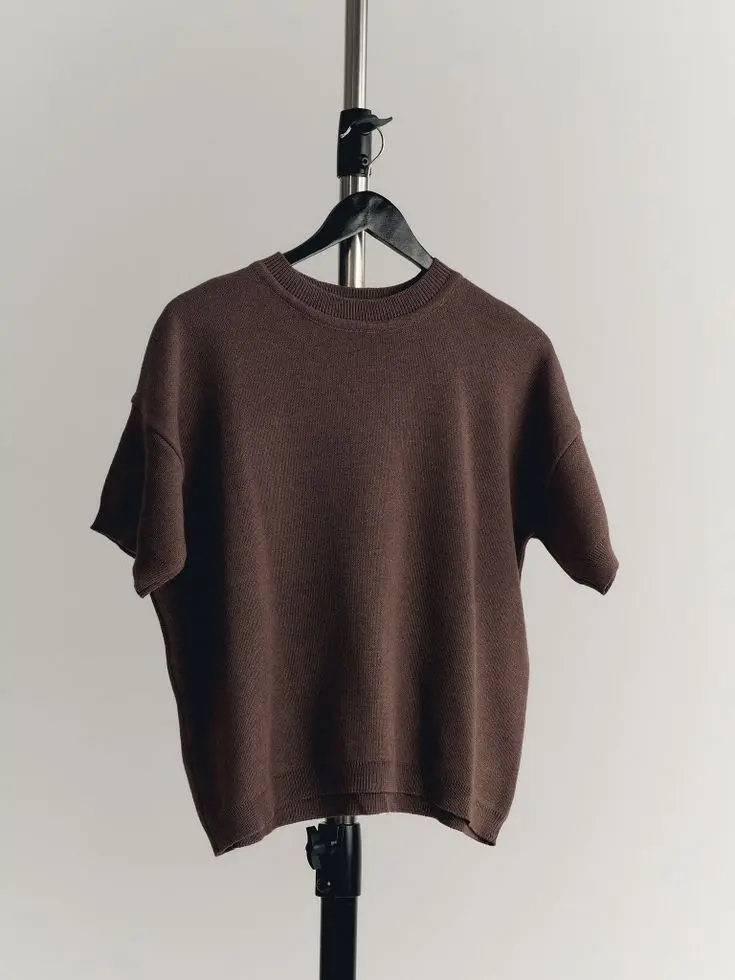 Футболка трикотажная, какао