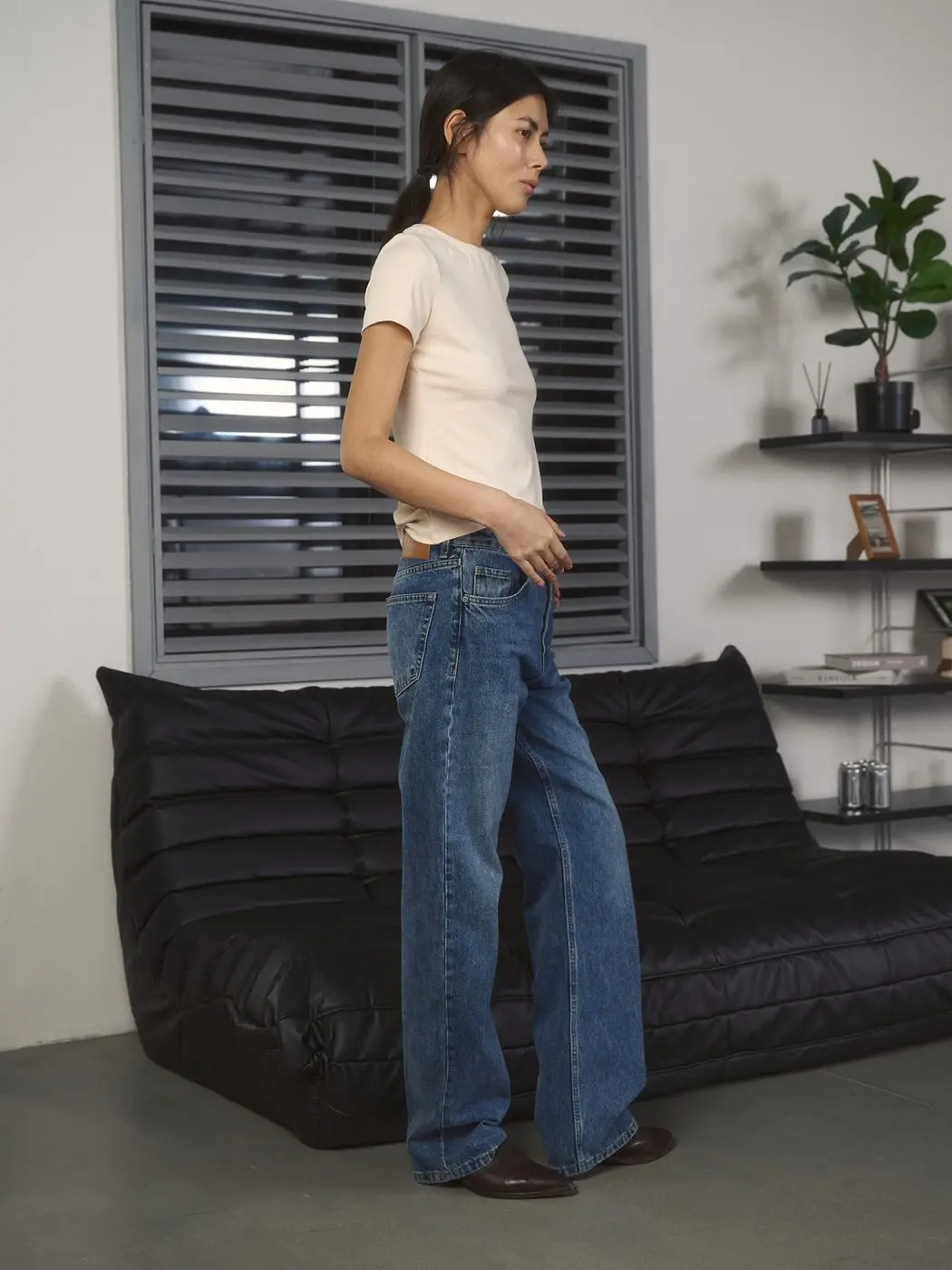 Футболка Slim fit, кремовый