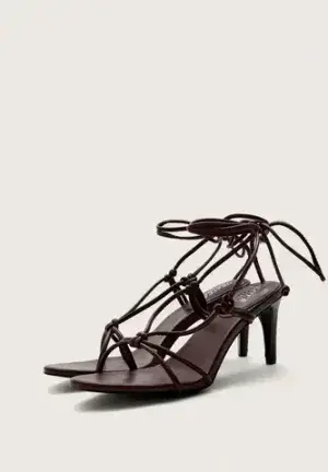 Босоножки Grate x Choux, бордовые