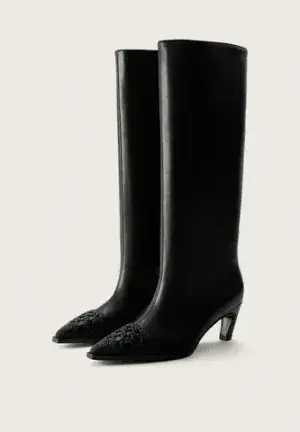 Сапоги Grate x Choux, черные кожа