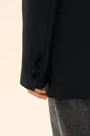 Жакет с бархатными карманами ((Dramatic)), черный