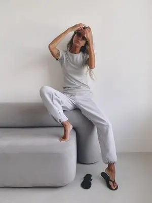 Футболка Slim fit, серый меланж Футболка Slim fit, серый меланж