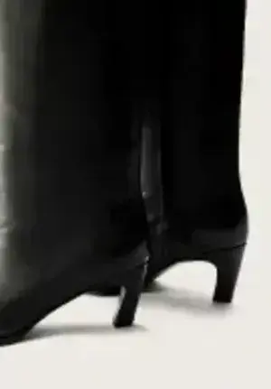 Сапоги Grate x Choux, черные кожа