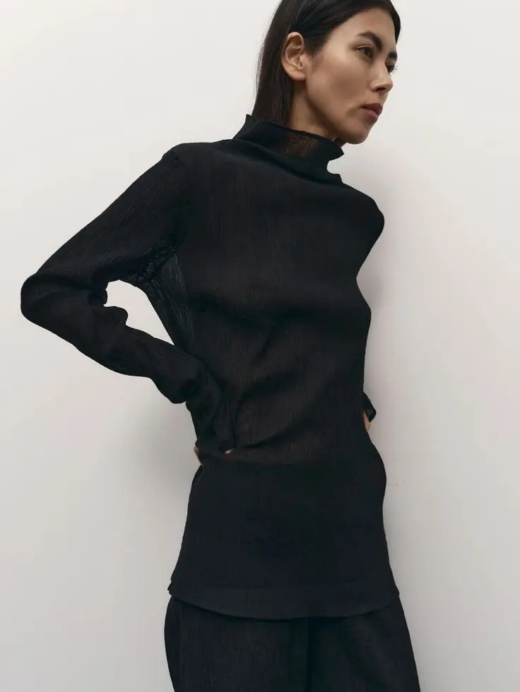 Костюм гофре, черный