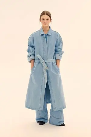 Платье-тренч (Denim days), голубой