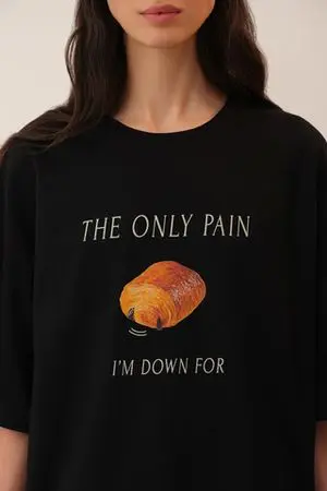 Футболка (THE ONLY PAIN), черная Футболка (THE ONLY PAIN), черная