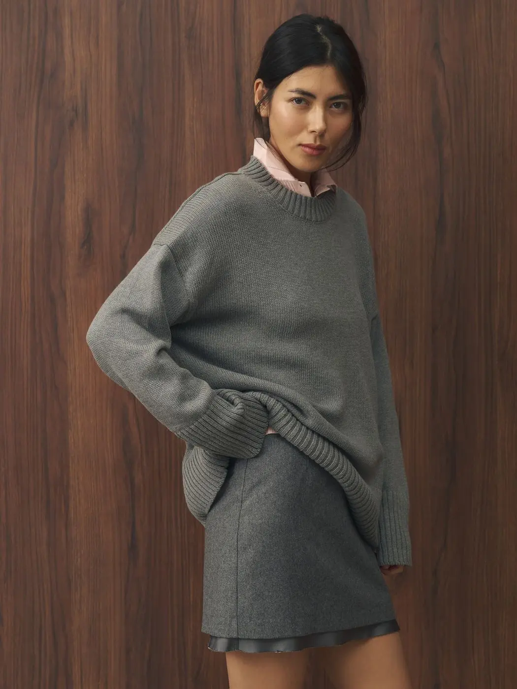 Поло трикотажное, персиковый