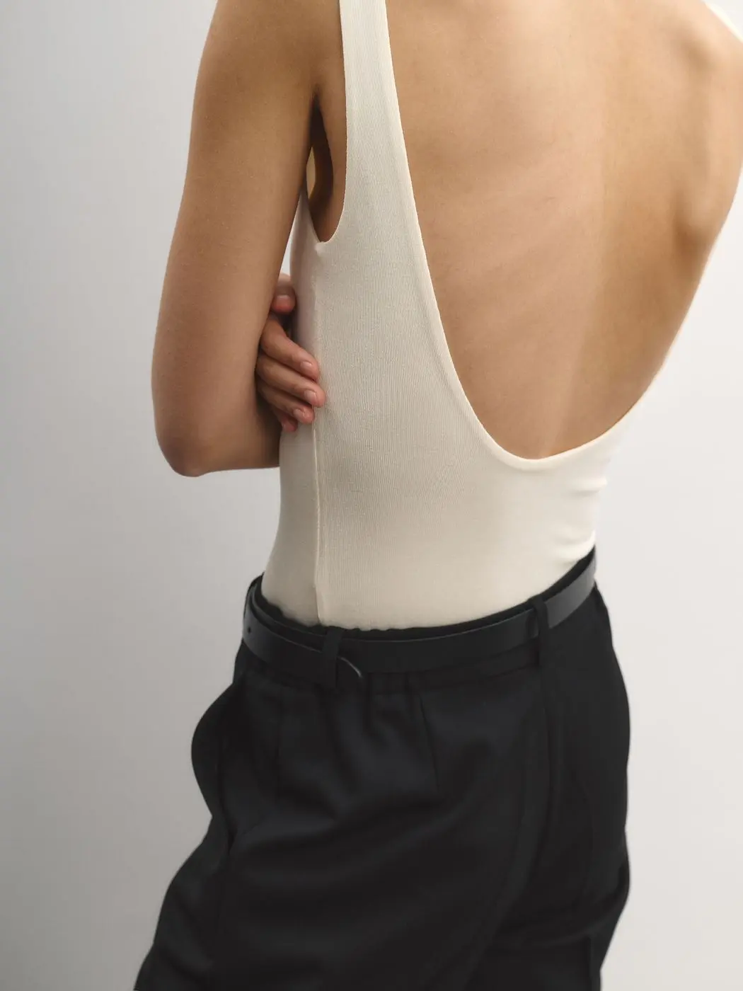 Боди мерцающее, молочный