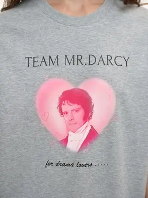 Футболка (Team Mr.Darcy), светло-серый меланж Футболка (Team Mr.Darcy), светло-серый меланж