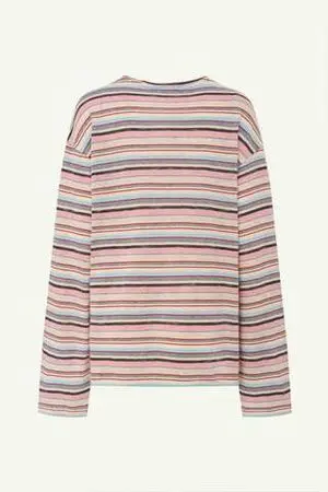 Лонгслив трикотажный (True Preppy), розово-голубой