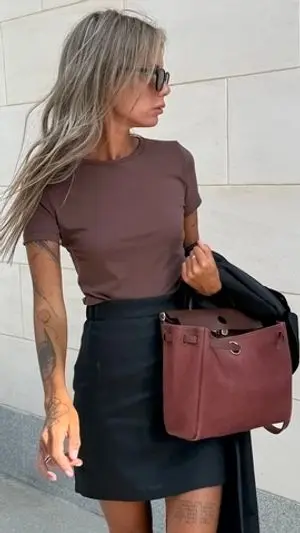 Футболка Slim fit, какао Футболка Slim fit, какао