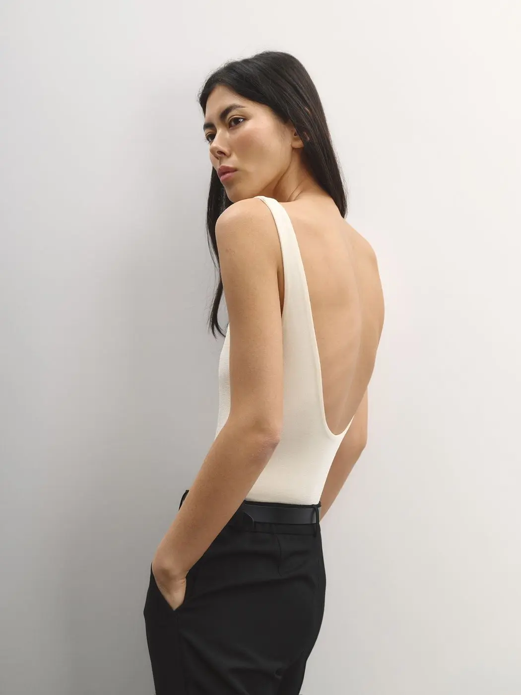 Боди мерцающее, молочный