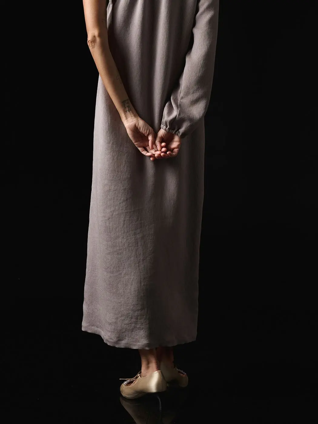 Платье на одно плечо, лавандовый