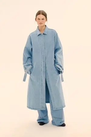 Платье-тренч (Denim days), голубой