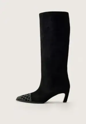 Сапоги Grate x Choux, черные замша