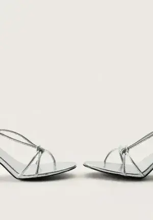 Босоножки Grate x Choux, серебряные