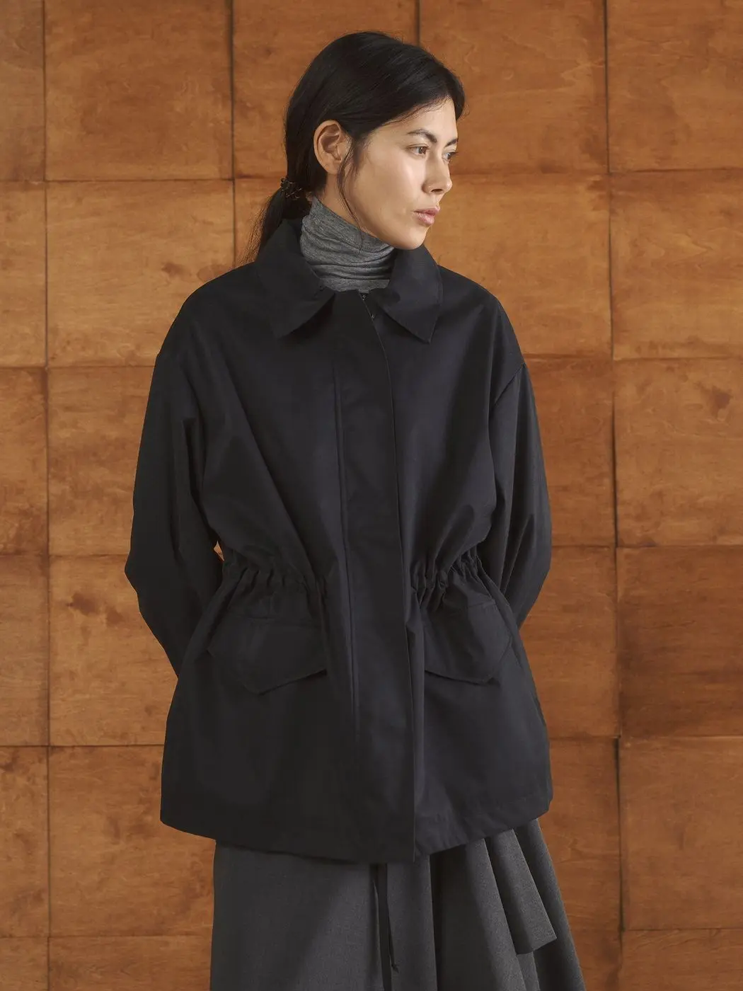 Парка, черный