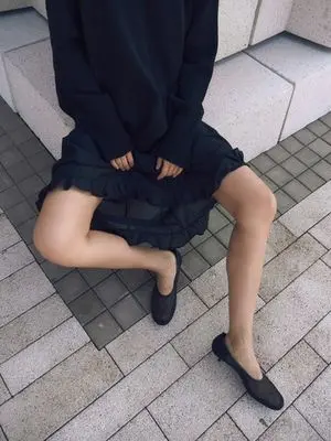Юбка из органзы с рюшем, черный Юбка из органзы с рюшем, черный