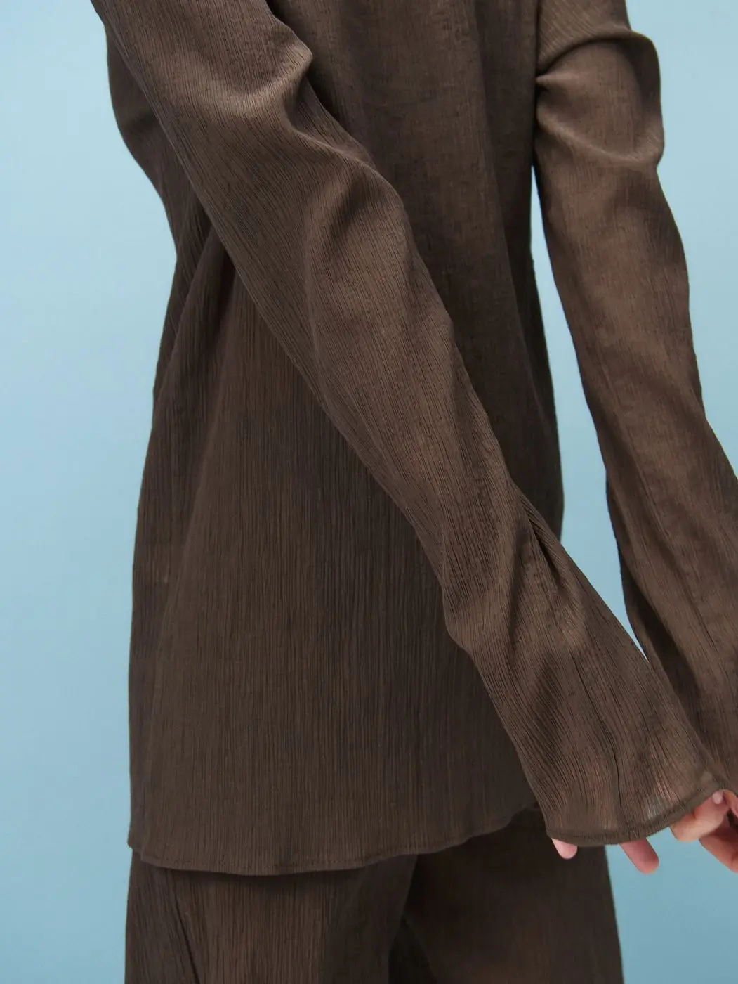 Костюм гофре, шоколадный