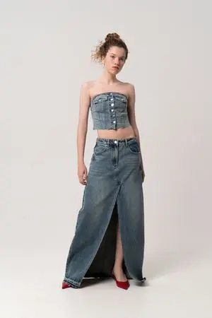 Топ из денима (Denim Dreams), синий Топ из денима (Denim Dreams), синий