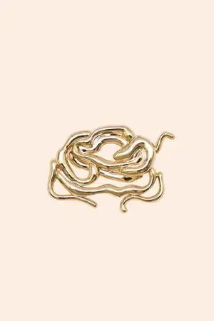 Брошь (Gold Cabbitch), золотая Брошь (Gold Cabbitch), золотая