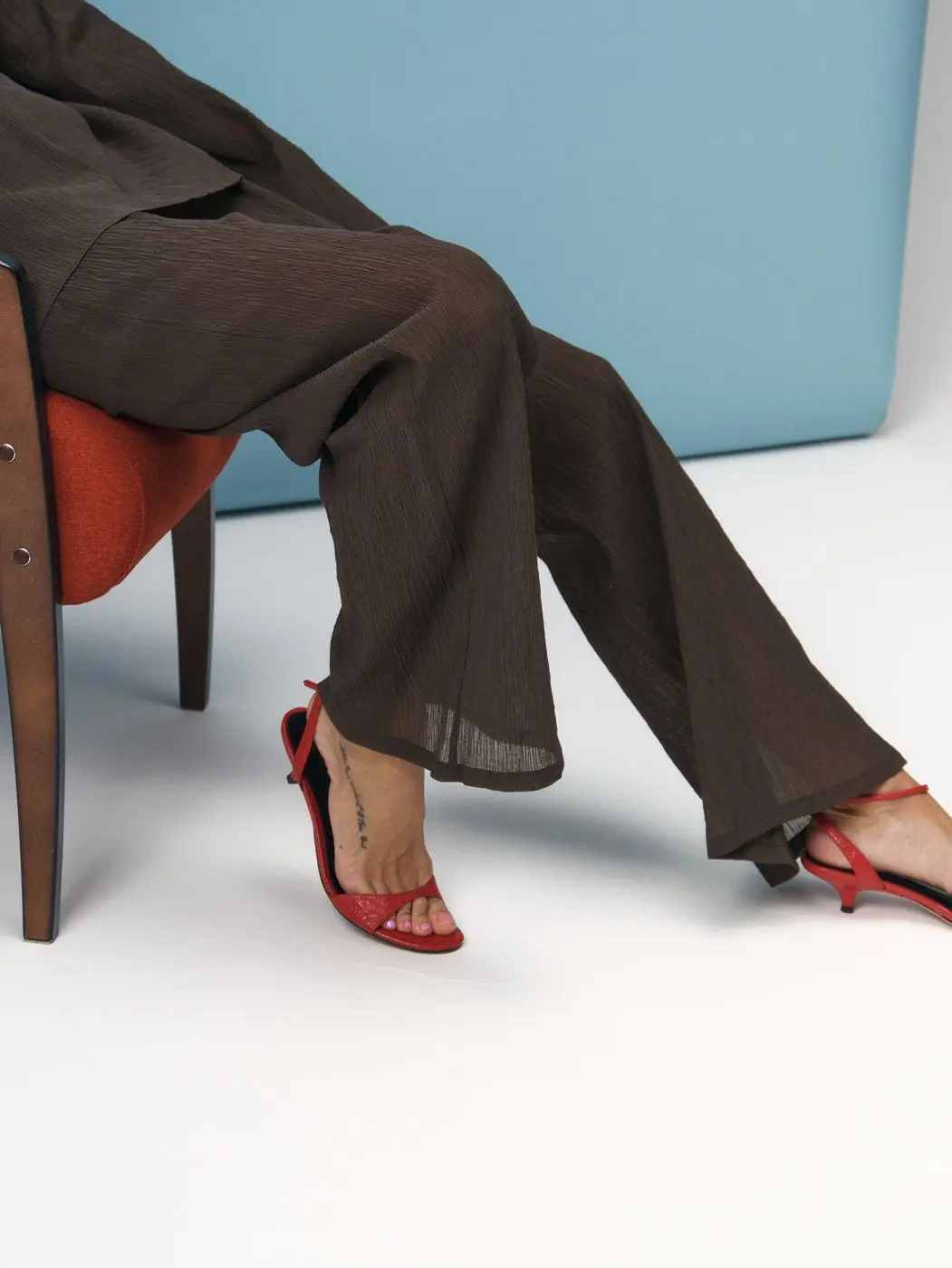 Костюм гофре, шоколадный