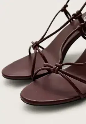 Босоножки Grate x Choux, бордовые