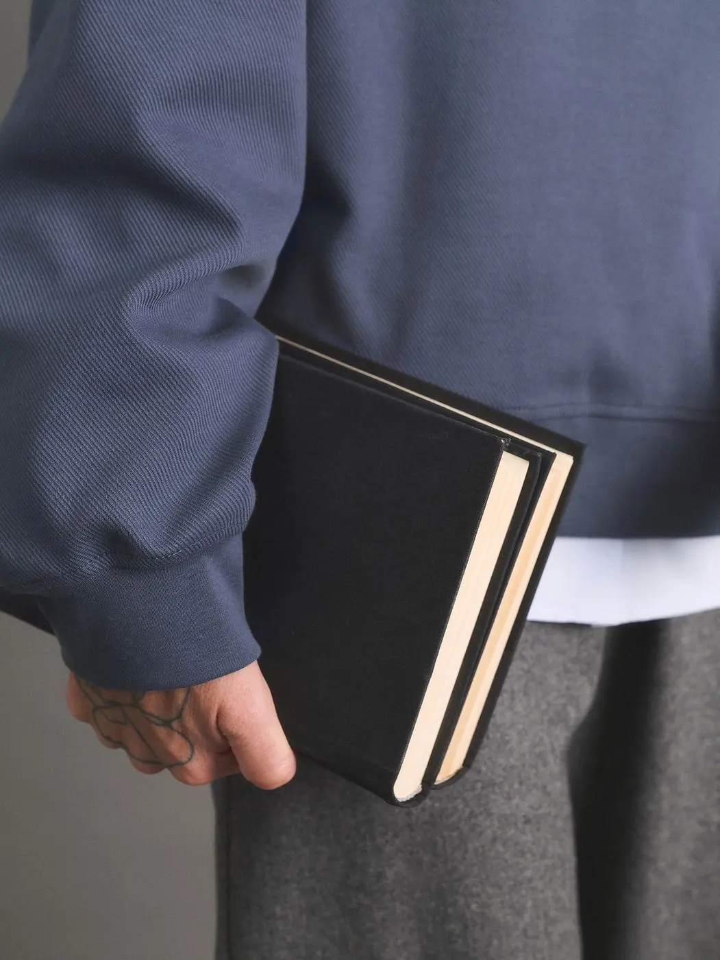 Свитшот на молнии, синий