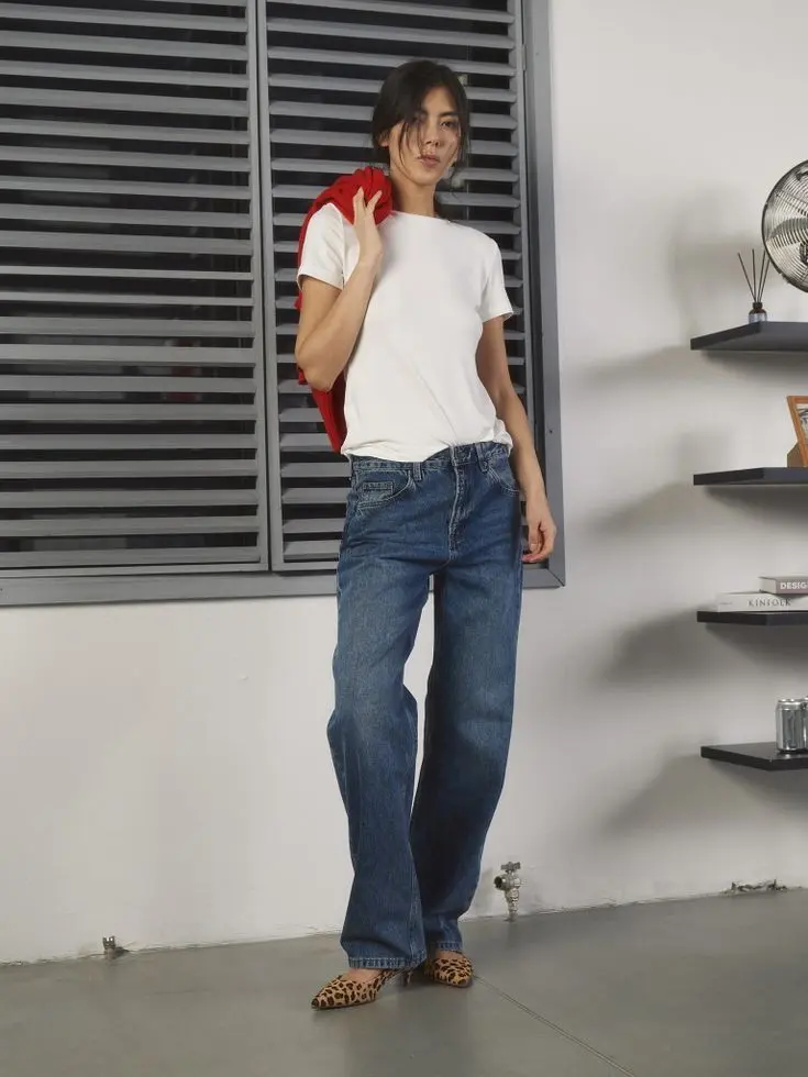 Футболка Slim fit, молочный