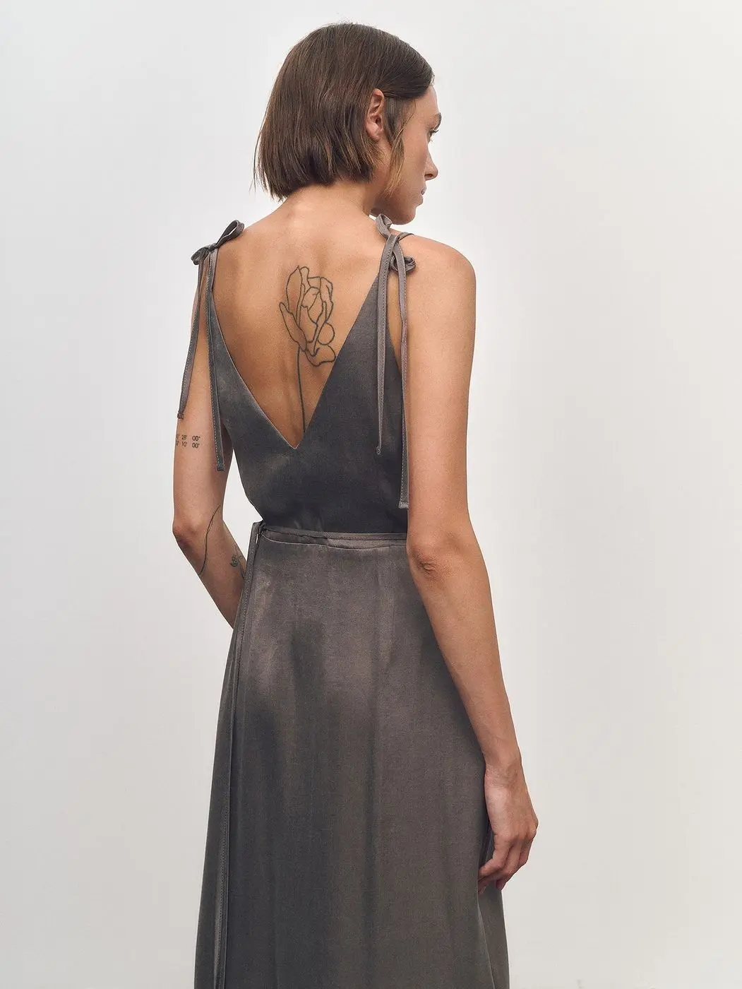 Сарафан на запах, тауп