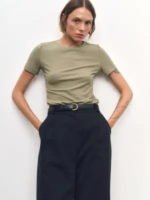 Футболка Slim fit, оливковый