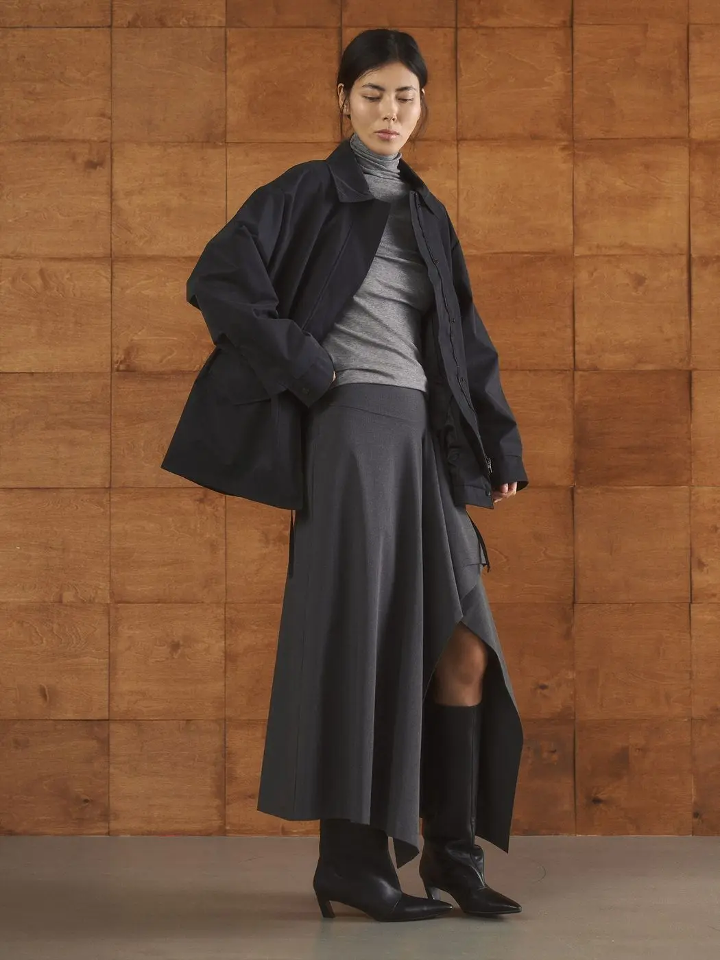 Парка, черный