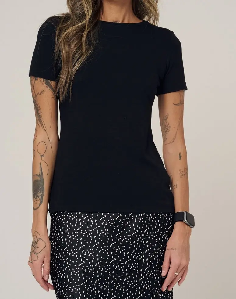 Футболка Slim fit, черный