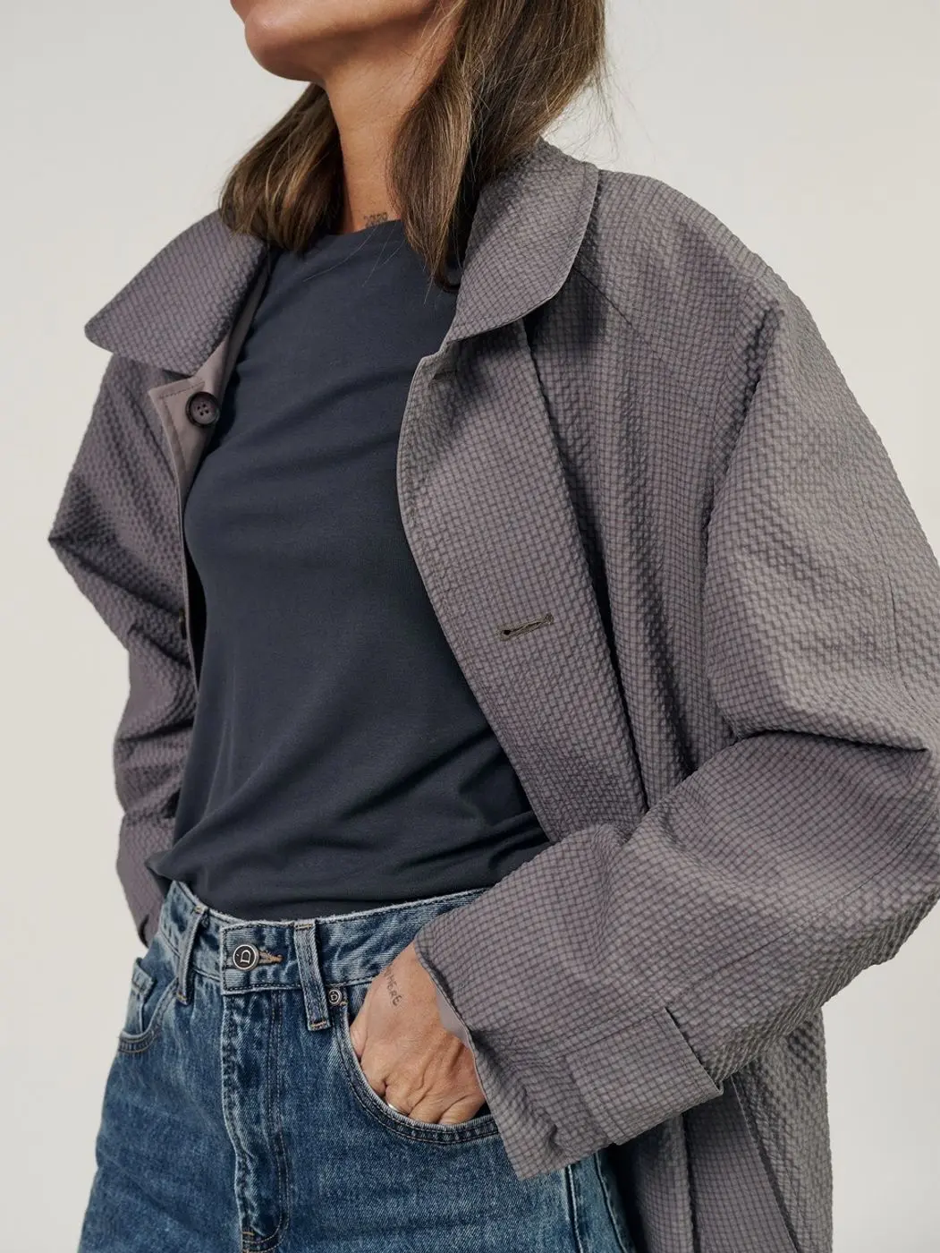 Футболка Slim fit, графитовый