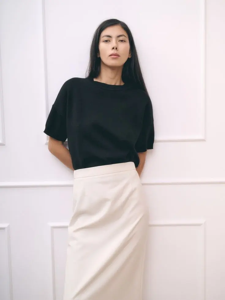 Футболка трикотажная, черный