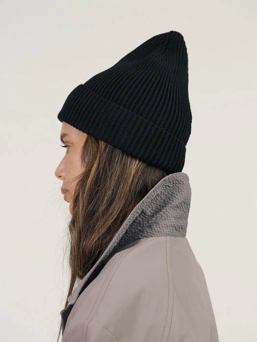 Шапка из хлопка, черный