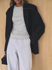 Футболка Slim fit, серый меланж Футболка Slim fit, серый меланж