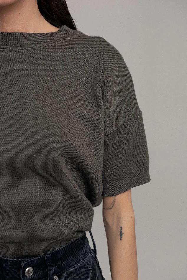 Футболка трикотажная, хаки