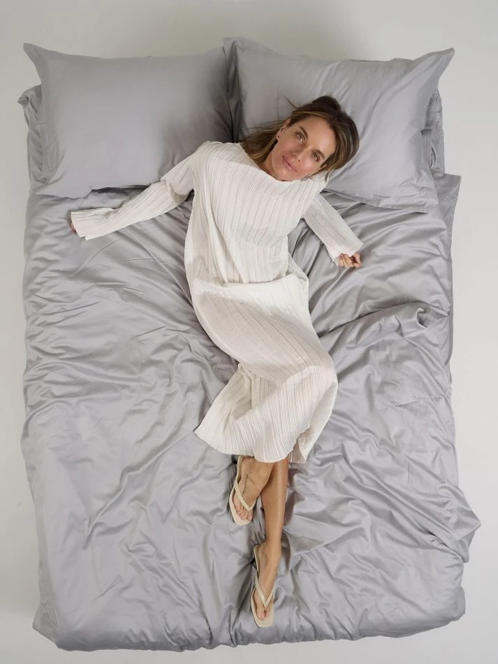 Платье гофре макси, молочный