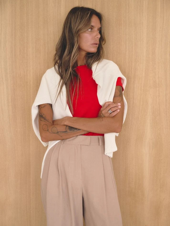 Футболка Slim fit, красный