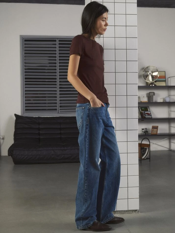 Футболка Slim fit, шоколадный