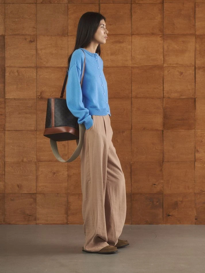 Кардиган укороченный, голубой