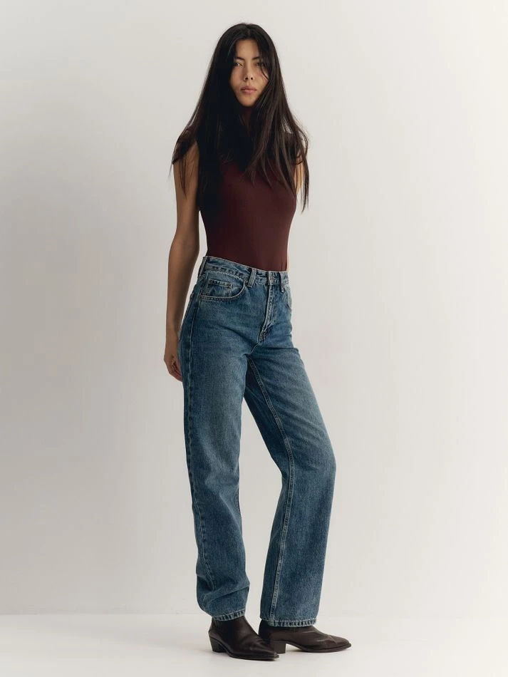 Джинсы, синий