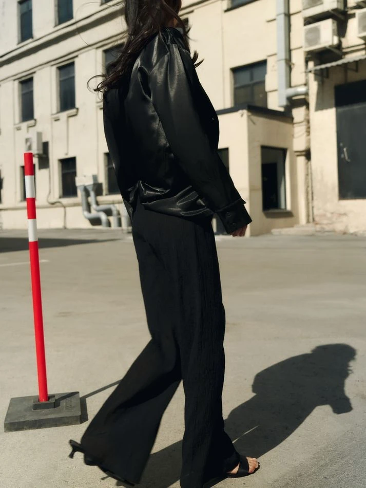 Костюм гофре, черный
