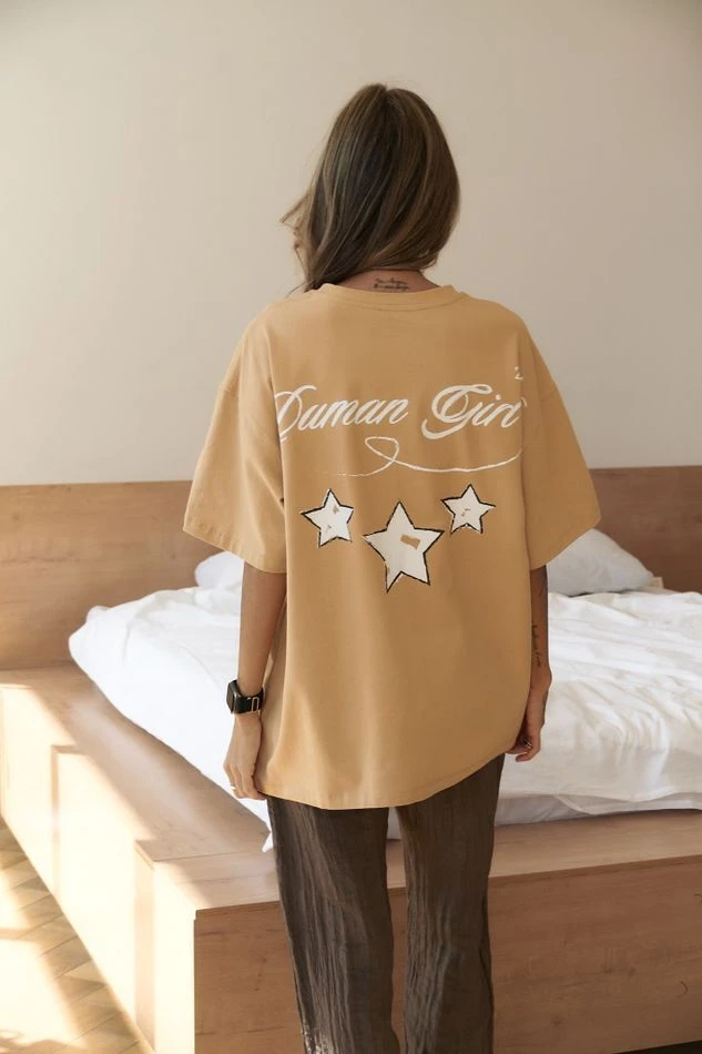 Футболка Duman Girl, песочный