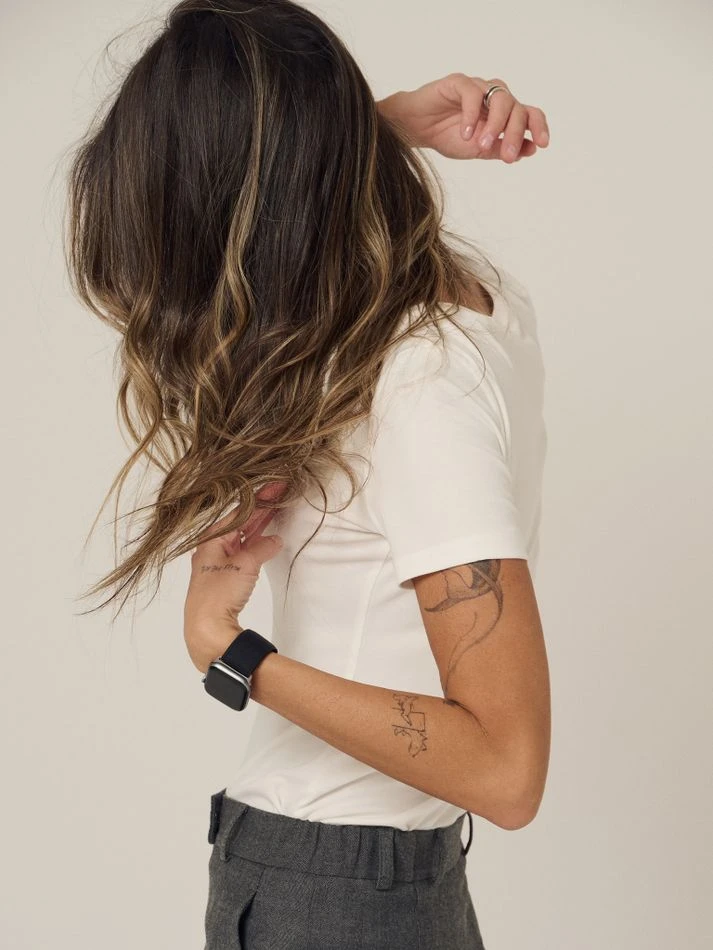 Футболка Slim fit, молочный