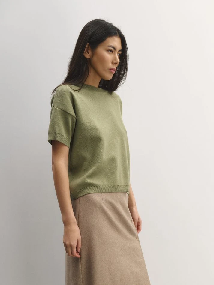 Футболка трикотажная, фисташковый