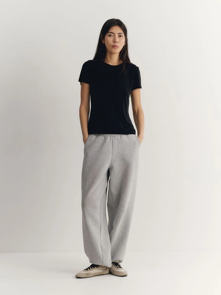 Футболка с лифом, черный