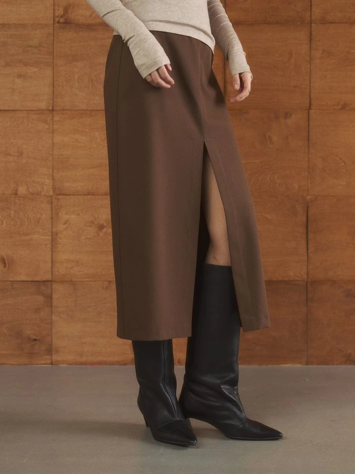 Юбка со съемной подкладкой, карамельный